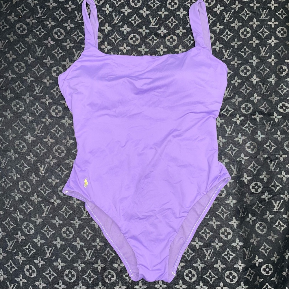 Polo Ralph Lauren Purple One-Piece Swimsuit
